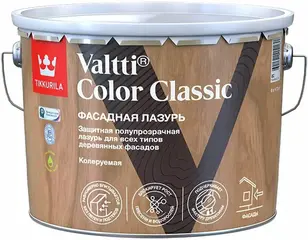Тиккурила Valtti Color Classic лазурь фасадная для всех типов деревянных фасадов